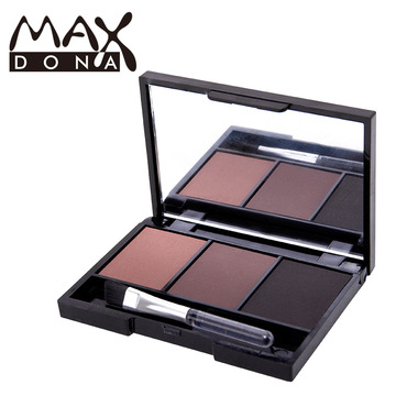 正品热销Maxdona 3色眉粉3组色可选 持久易上色彩妆