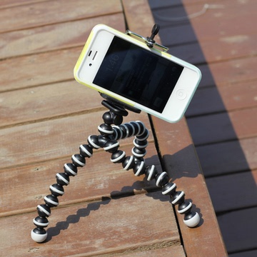 小章鱼苹果iPhone三星小米自拍支架数码相机手机夹拍照三脚架
