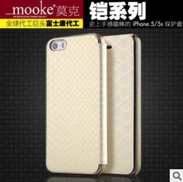 苹果5s手机壳iphone5保护套莫克正品韩国超薄皮套5代外套时尚奢华