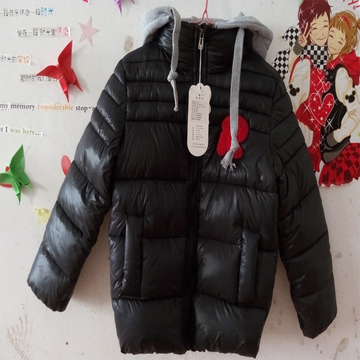 2015冬装新款儿童棉衣外套中大男童加厚保暖潮流羽绒服中长款童装