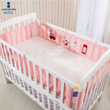 尚贝乐 婴儿床围3D透气夏季宝宝婴儿床上用品套件通用尺寸可水洗