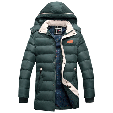 棉袄衣服冬季装新款2015加厚中长款韩版修身青年休闲外套潮保暖