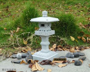 福建惠安石雕迷你日式小石塔雕刻灯笼石雕石灯装饰创意小灯笼家居