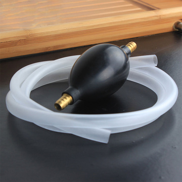 茶具茶盘排水球铜接头防冻软管硅胶茶渣桶排水管吸水球茶道零配件