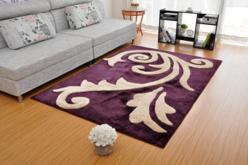 新品地毯薇卡柔软绒毛立体客厅卧室办公室家用防尘玄关地垫