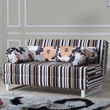南鑫 包邮 双人小户型日式多功能沙发床 1米1.2米1.5米特价 折叠