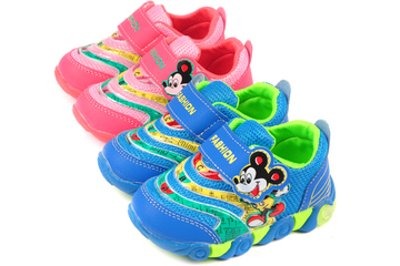 2014秋季新款闪灯儿童运动鞋 小童运动童鞋批发 可爱卡通