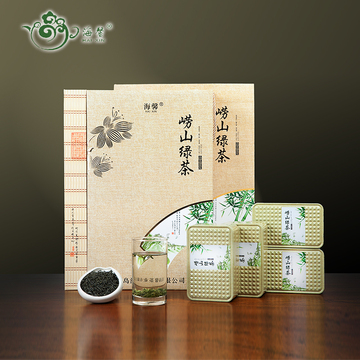 海馨崂山茶500克香溢礼盒特级绿茶茶叶日照足散茶板栗香青岛特产