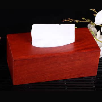 红木实木制纸巾盒抽纸盒中式餐巾纸抽盒客厅车用家用茶几餐厅复古