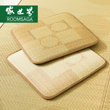 日式 家世界天然蔺草 超柔软美臀垫 坐垫 方形垫沙发垫 方舟方垫