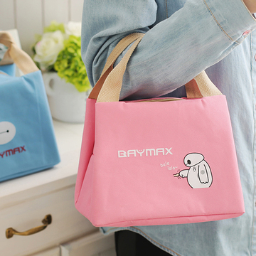 韩版便当包保温袋保温包饭盒包大白便当袋野餐包午餐包便携购物袋