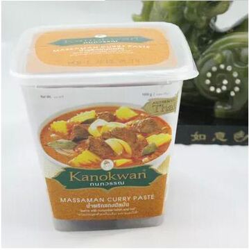 泰国原装进口 咖喱皇牌玛莎文咖喱酱1000g Kanokwan