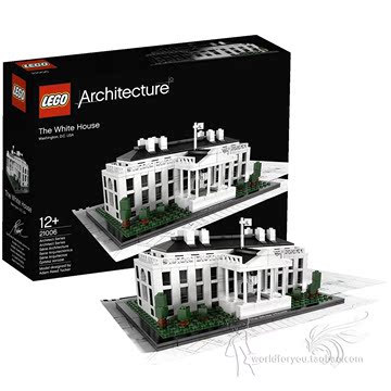 LEGO乐高建筑系列21006白宫 玩具益智积木拼搭礼物收藏 建构拼插
