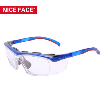 NICEFACE工业防护眼镜可配近视防风防沙防飞溅实验护目眼镜骑行镜