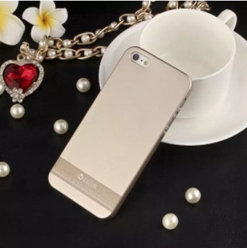 最新款iphone5s手机壳苹果5s手机套超薄土豪金外套金属风时尚简约