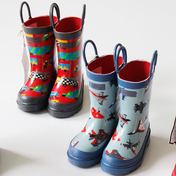HATLEY 2015新款出口美国 儿童雨鞋雨靴宝宝雨鞋防滑雨鞋