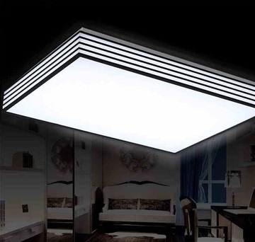 LED客厅灯长方形吸顶灯大气变色温馨浪漫简约小房间主卧室灯遥控