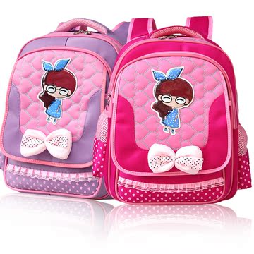 韩版小学生书包1-4年级儿童书包女孩双肩包旅行背包减负护脊防水