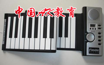 61键手卷钢琴 折叠软钢琴 电子琴 带MIDI接口 送电源