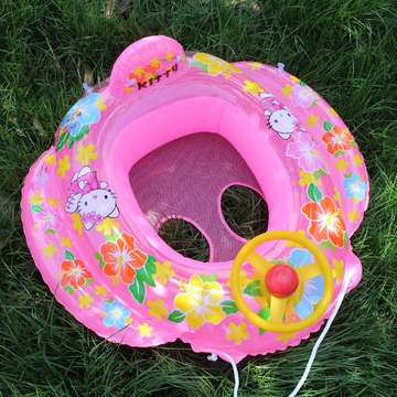 宝宝坐式游泳圈儿童加厚座圈小孩浮圈幼儿1-5岁充气玩具救生泳圈