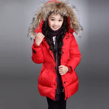 童装冬款女童加厚羽绒棉衣外套2015韩版保暖中长款小学生加厚棉服
