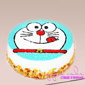 上海蛋糕配送小叮当机器猫蛋糕创意蛋糕造型蛋糕奶油蛋糕生日蛋糕