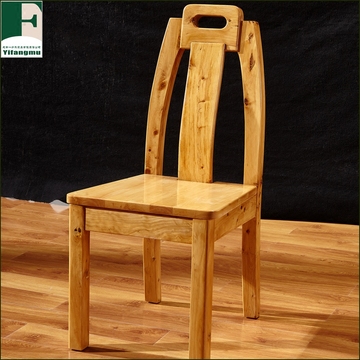 一方木实木家具 香柏木餐椅田园家具 柏木中式椅子特价包邮餐椅