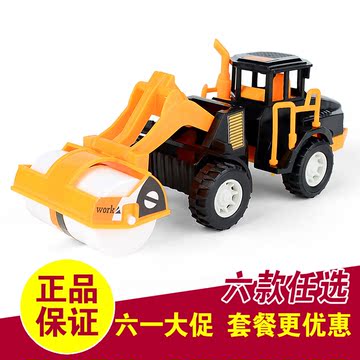 【天天特价】儿童玩具车工程车模型套装系列宝宝惯性挖土机铲车