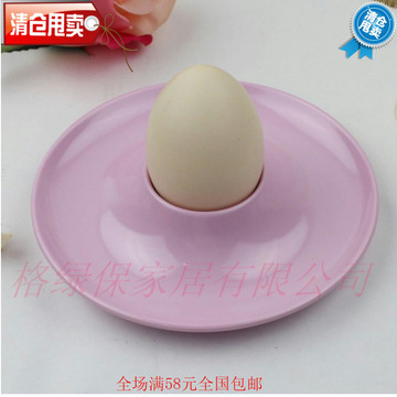 特价出口西式美耐皿儿童鸡蛋碟 美式仿瓷鸡蛋盘食品级密胺蛋托