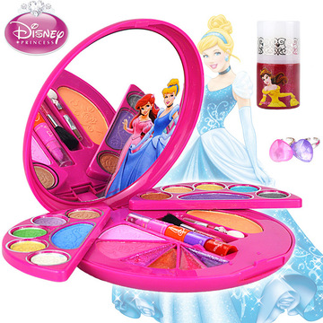 迪士尼Disney儿童彩妆化妆品亲子女孩公主化妆品礼盒礼物彩妆盒