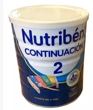 直邮代购西班牙原装进口纽滋本 Nutriben 2段 奶粉800克 包邮
