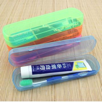 旅行用品户外旅游必备便携式洗漱牙刷盒/牙刷套盒 防菌保护盒小号