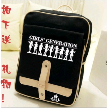 少女时代 Girls Generation jessica 应援帆布包 双肩包 书包背包