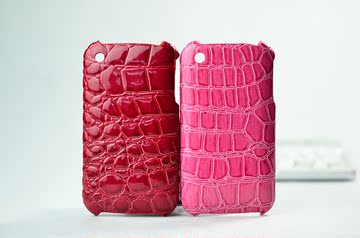 清仓特价苹果3gs手机壳iphone3代手机套鳄鱼纹保护套皮质外壳送膜