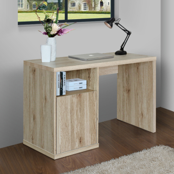 福润电脑桌台式家用简约现代多功能办公电脑桌木质书桌写字台