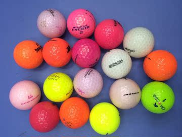 高尔夫二手彩球 高尔夫水晶球 多种品牌混合彩色水晶球 高尔夫球