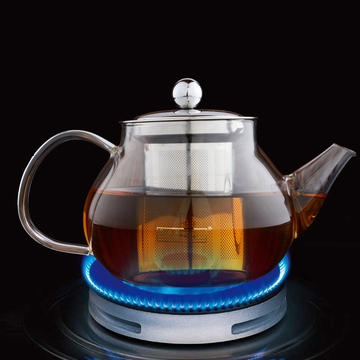 茶韵陶瓷故事耐热玻璃茶壶可煤气灶直火加热过滤网花茶壶功夫茶具