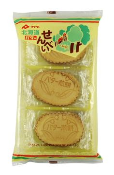 日本原装进口零食品 南部制果 北海道黄油脆饼 110g
