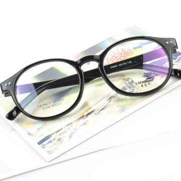 韩国tr90超轻眼镜框女彩虹腿圆框眼镜框潮人复古近视眼镜架 免邮
