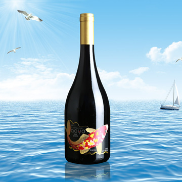 智利进口红酒 傲鱼特级至尊窖藏西拉干红葡萄酒2011年 750ml*1