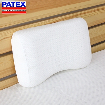 PATEX泰国乳胶枕 纯天然防螨乳胶枕头 原装女士颈椎枕 成人护颈枕