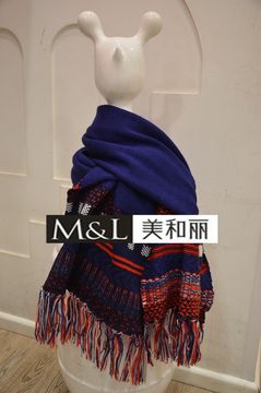 丽丽专柜正品代购2015冬季女围巾115410AZ8368原价349元
