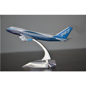 飞机模型16cm波音B747-400原机型+国航（包邮）