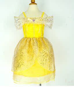 Disney迪士尼冰雪奇缘礼服裙周岁礼服节日演出服 表演服 过年礼服