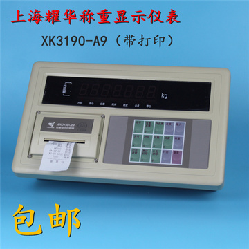 耀华XK3190DS/XK3190A9称重仪表称重显示器地磅秤仪表衡器地磅