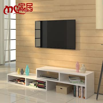 简约创意性现代小户型伸缩电视柜客厅 简易伸缩电视柜卧室型组装