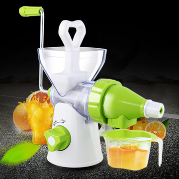久嘉洁多功能手动榨汁机家用原汁机手摇榨水果汁机手动水果榨汁器