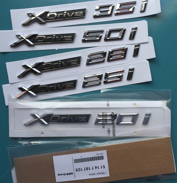 宝马新款X5 X6 XDrive35i 20i 28i叶子板侧标字标排量标车标标志
