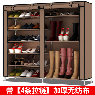 【天天特价】简易鞋柜加厚无纺布防尘多层鞋架宜家收纳鞋柜创意