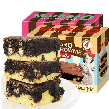 好丽友香草味布朗尼蛋糕 80g韩国进口零食糕点 巧克力蛋糕派点心